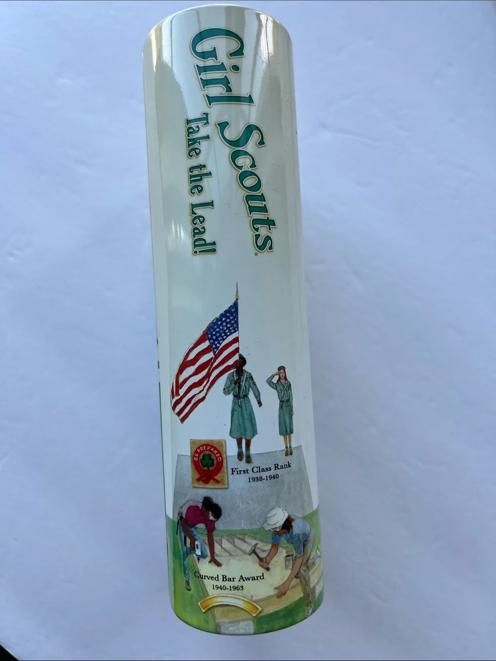 Vintage Girl Scouts Take the Lead! Tin
